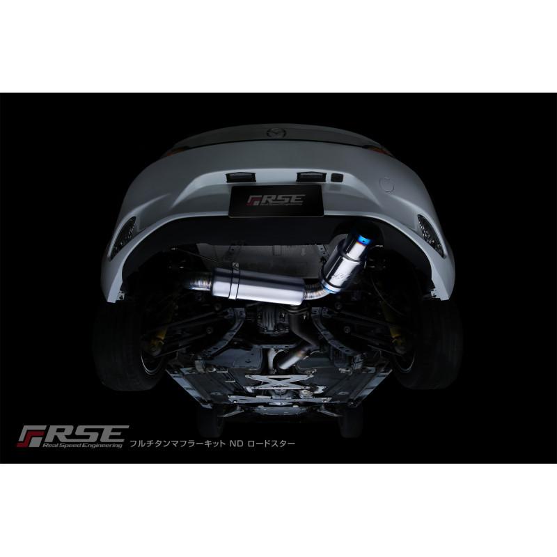 RSE リアルスピードエンジニアリング フルチタンマフラー ロードスター