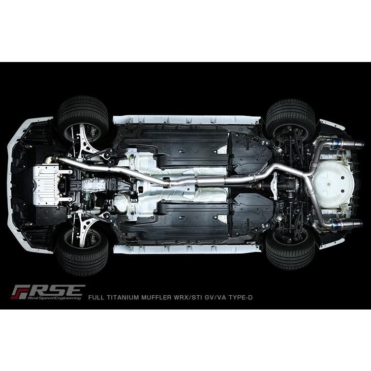 RSE リアルスピードエンジニアリング フルチタンマフラー タイプD