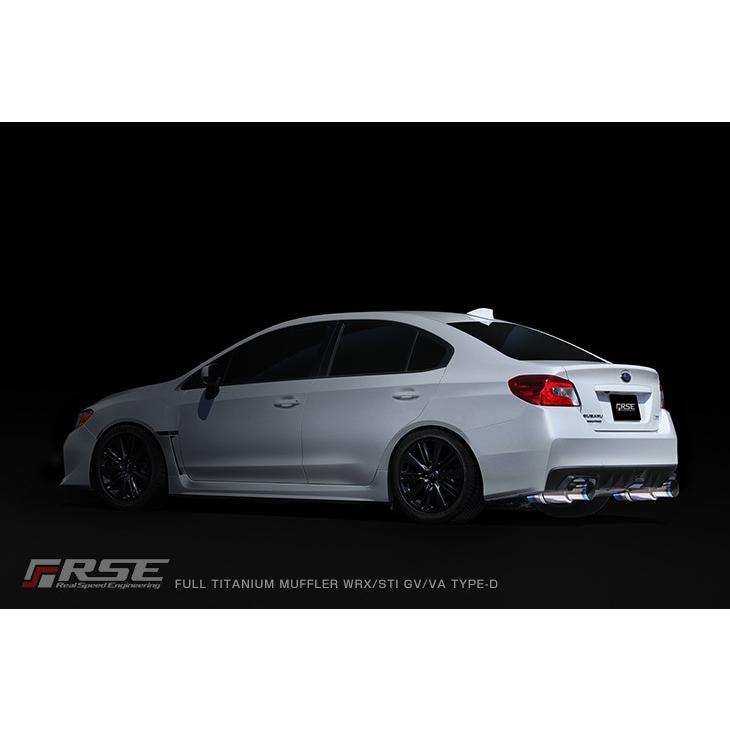 RSE リアルスピードエンジニアリング フルチタンマフラー タイプD