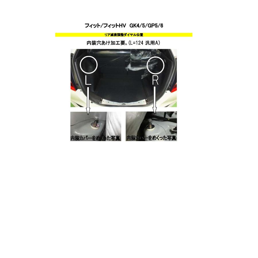 RSR RSR Black☆i リア用 フレキシブルアジャスター フィット GK5 H25