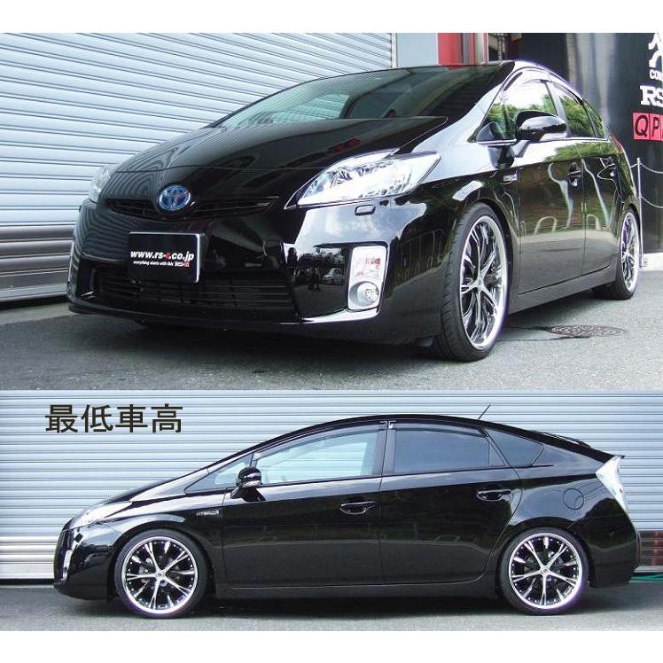 プリウス30系 RS-Rスプリング 4本セット 黒 プリウス30系 RS-Rスプリング 4本セット 黒