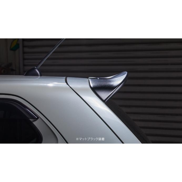 シュピーゲル Spiegel リアウィング 純正被せタイプ ソリッドブラック
