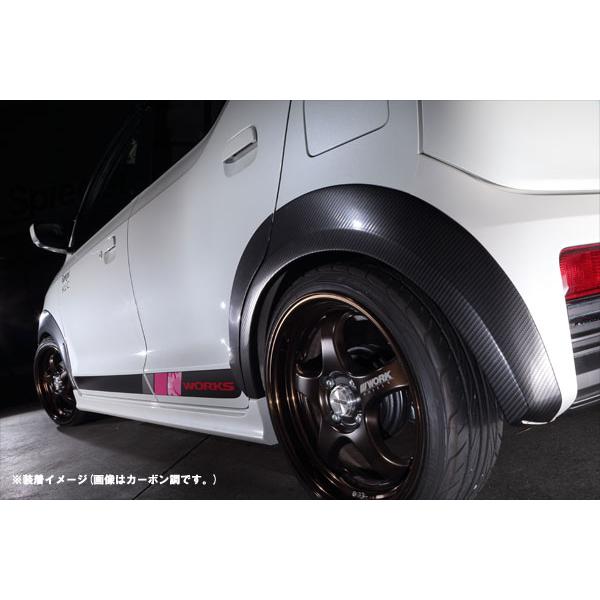 HA36S アルトワークス　ワイドフェンダー9　シボ黒 シュピーゲル Spiegel ワイドフェンダー9 シボ黒 アルトワークス HA36S