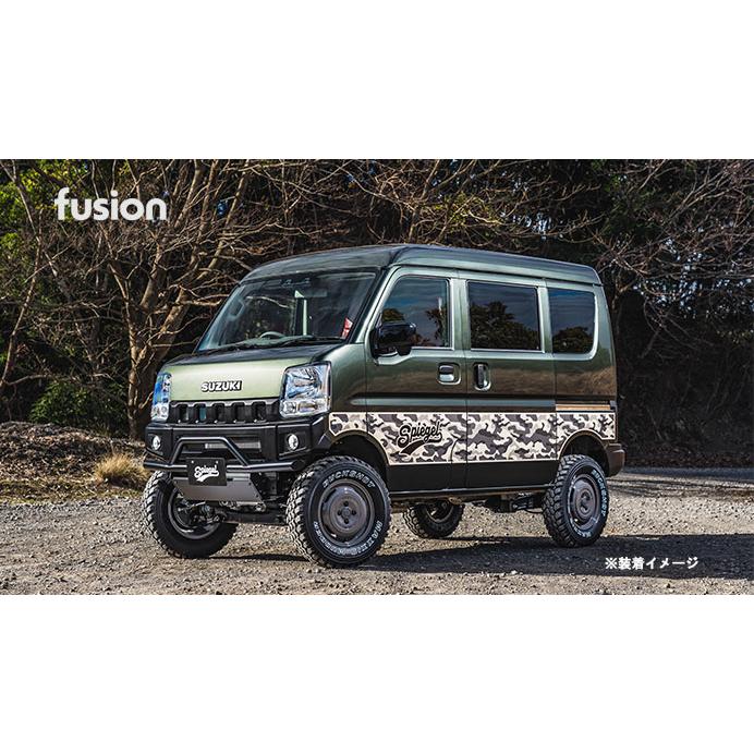 Spiegel シュピーゲル FUSION スポイラー3点セット バンパーガードスタイル 未塗装 NV100クリッパーリオ DR17W｜auto-craft｜02