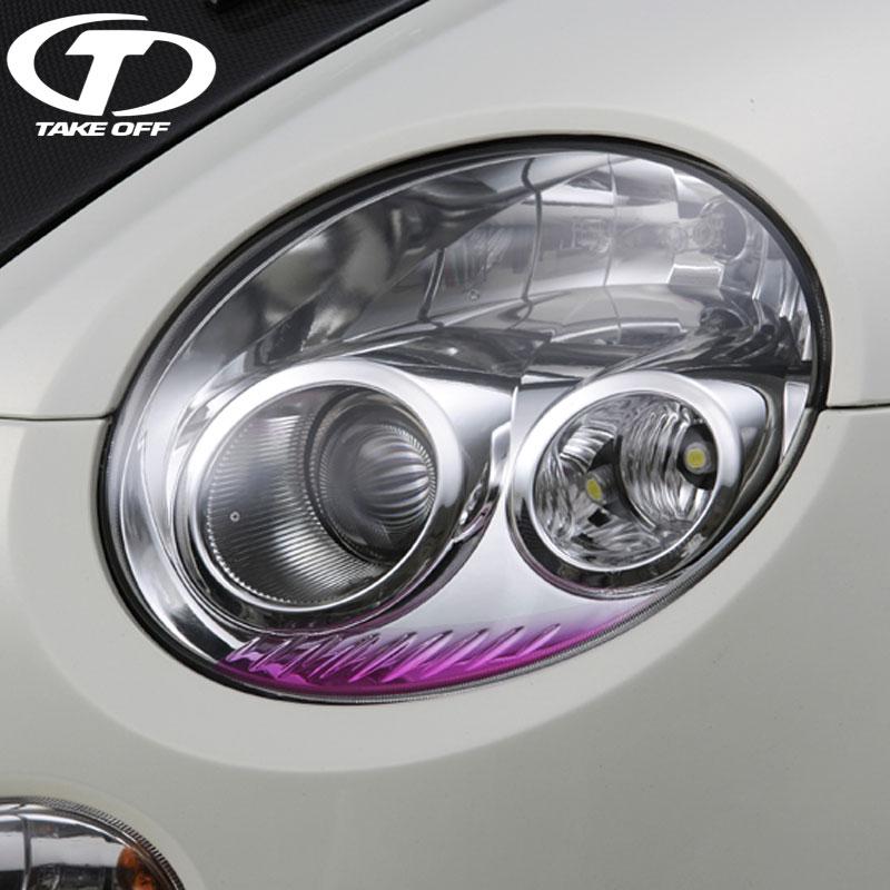 ダイハツコペン[TAKE OFF] テイクオフ ヘッドライトカバー 左右