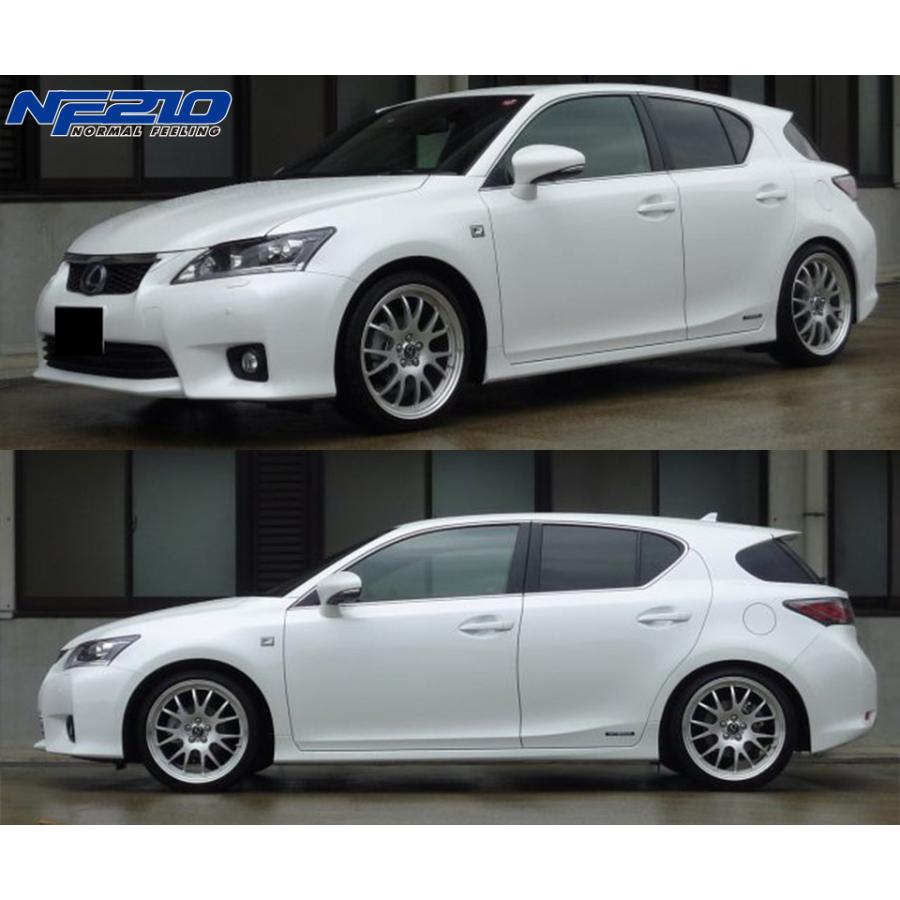 送料無料 レクサスCT200h TANABE NF210 純正ショック付 1台分 TANABE（タナベ） サステック NF210 ダウンサス フロントのみ レクサス