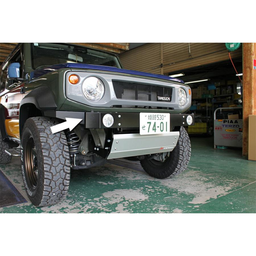 ORSタニグチ フロント角バンパー JB64・74/JC74用 スチール黒