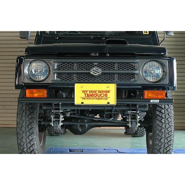 ORSタニグチ スキッドバンパーTypeII スチール スチール黒 ジムニー
