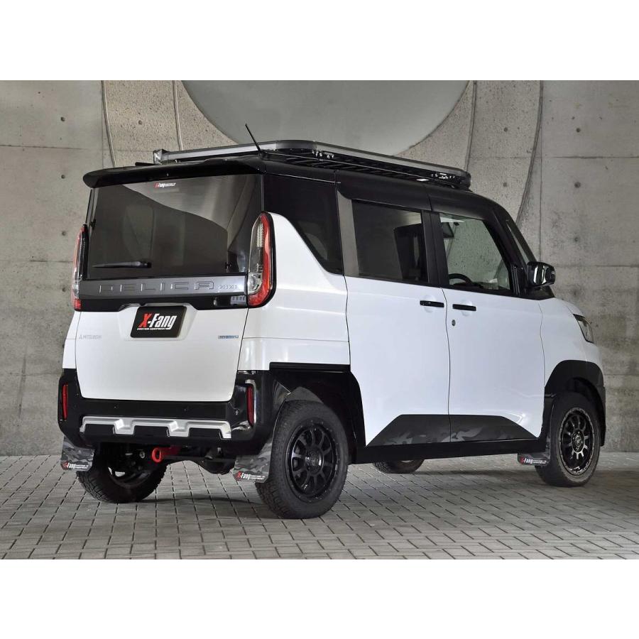 X-Fang マッドフラップ カモフラージュ ブラック デリカミニ B34A B35A