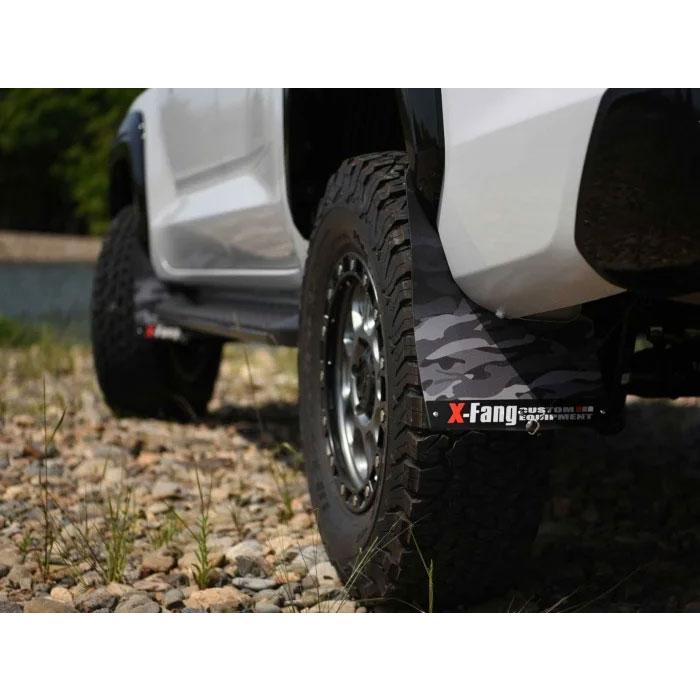 X-Fang マッドフラップ カモフラージュ ブラック トライトン LC2T R6.2