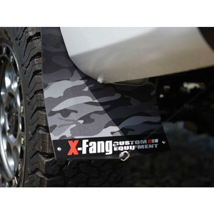 X-Fang マッドフラップ カモフラージュ ブラック トライトン LC2T R6.2