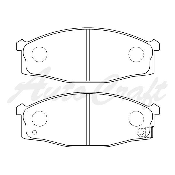 TOKICO トキコ 純正交換 ブレーキパッド フロント アトラス GE-SH2F23 TC-SH2F23_1