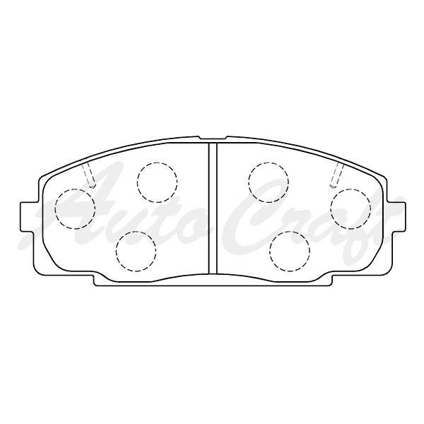 TOKICO トキコ 純正交換 ブレーキパッド フロント ダイナ/トヨエース KR-KDY220｜auto-craft｜02