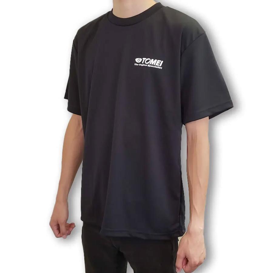TOMEI POWERED 東名パワード ドライTシャツ(走ろう) ブラック 4Lサイズ