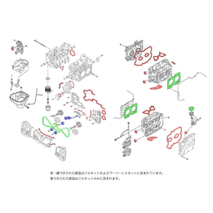 TOMEI POWERED 東名パワード エンジンオーバーホールキット アイドラ 