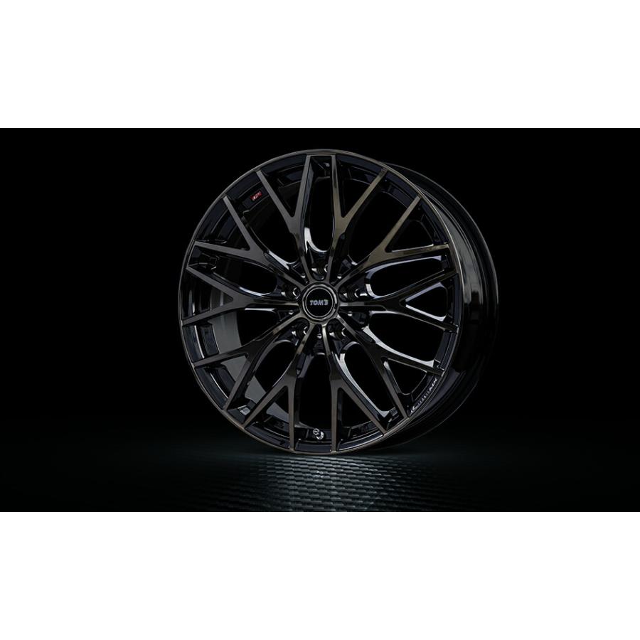 TOM'S アルミホイール TW02 1870+48 5/114.3 φ73 ダークポリッシュ