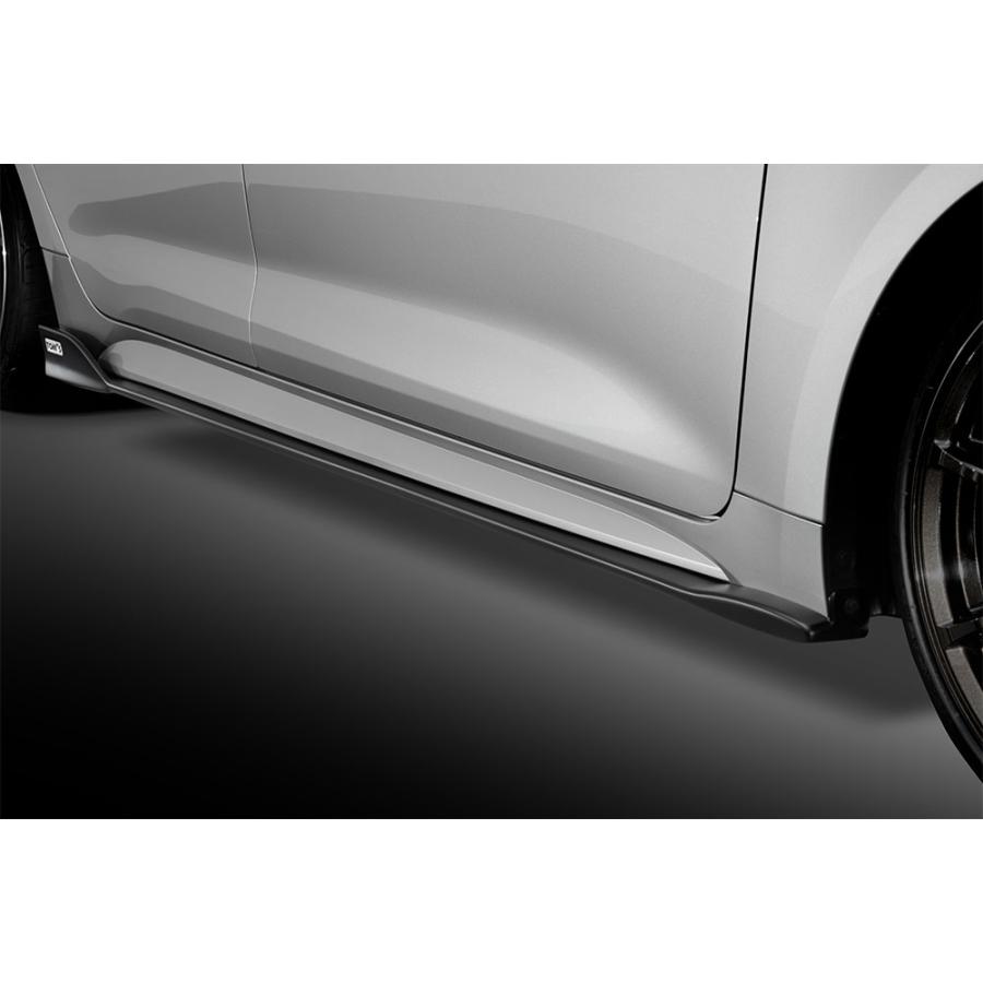 カローラスポーツZWE213H NRE210トムス フロント　サイド TOM'S（トムス） サイドディフューザー シルバーメタリック[1F7