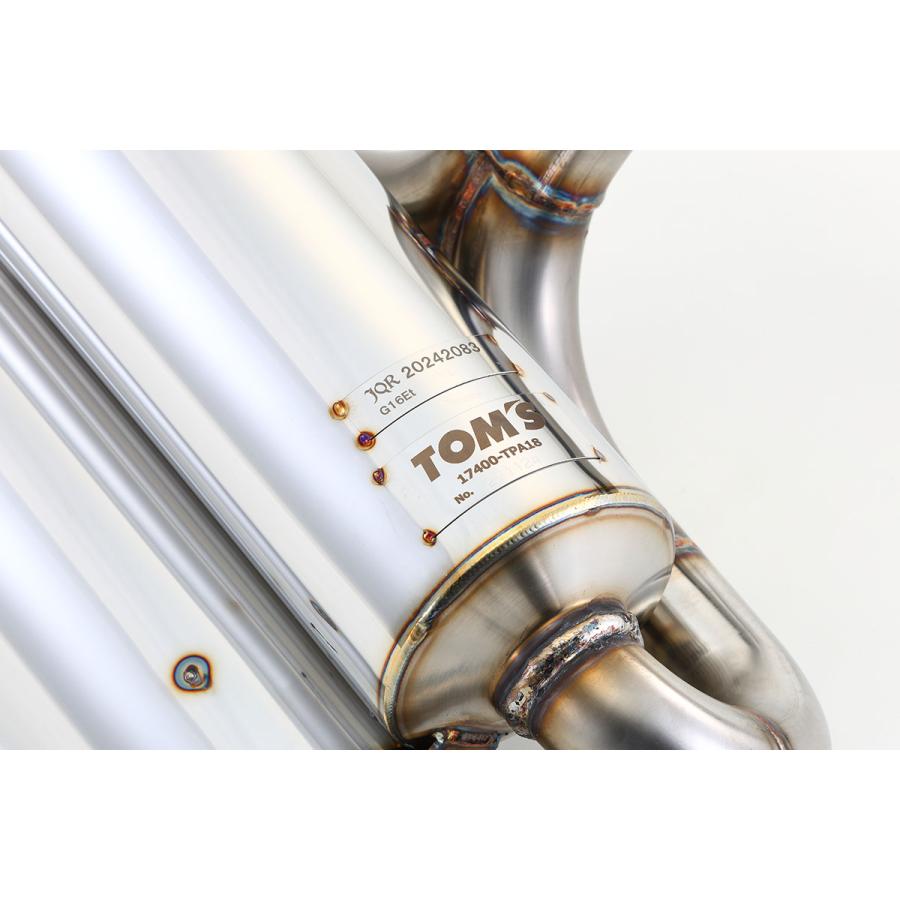 TOM'S トムス・バレル フルステンレス製 GRヤリス GXPA16 R6.1