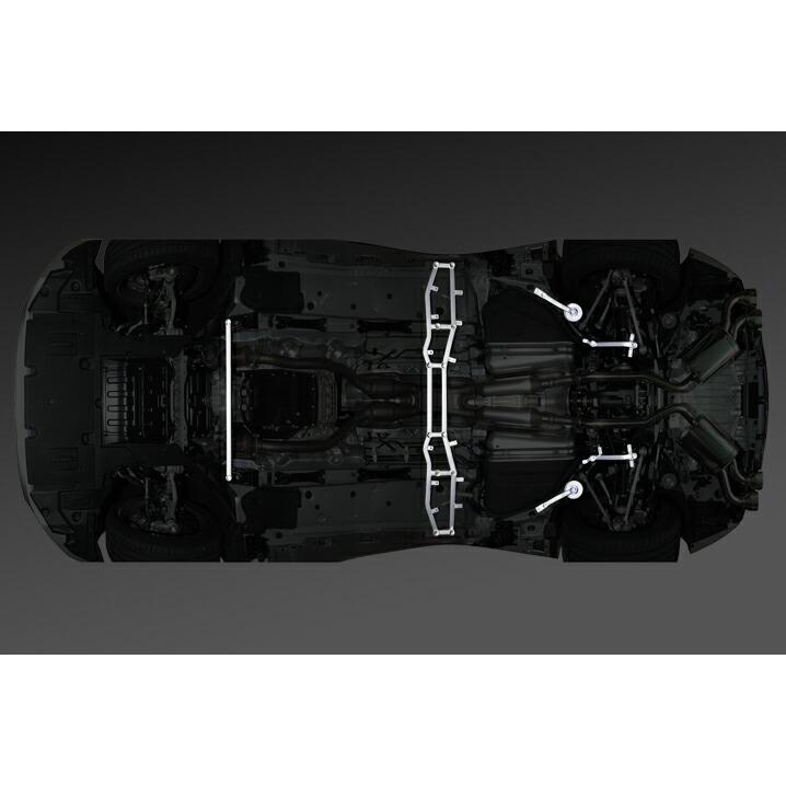 LEXUS LC500 URZ100 純正 ボディ補強バー ブレース 4本セット TOM'S LC500ボディ補強コンプリートキット レクサス LC URZ100 H29.3