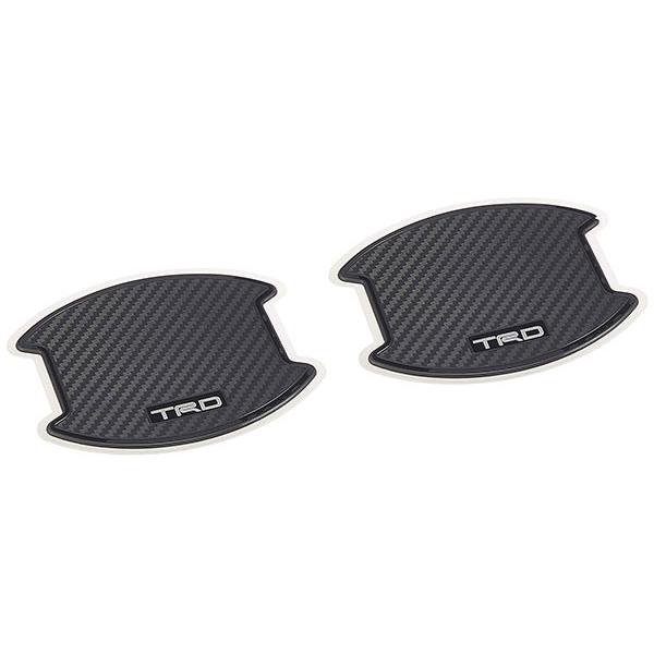 TRD ドアハンドルプロテクター ブラック 2枚セット アクア NHP10 14/12