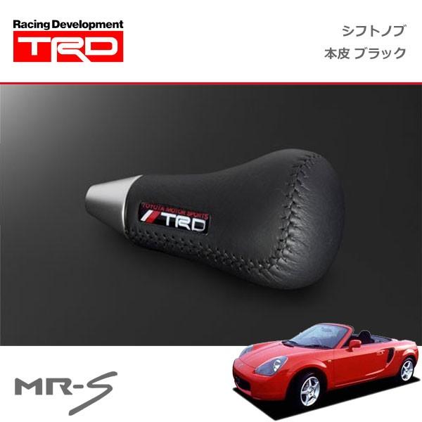 TRD シフトノブ(左右非対称) 本革 ブラック MR-S ZZW30 94/05〜07/07 シーケンシャルトランスミッション車｜auto-craft