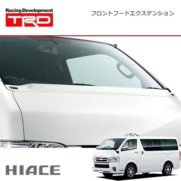TRD フロントフードエクステンション 素地(未塗装) ハイエースバン