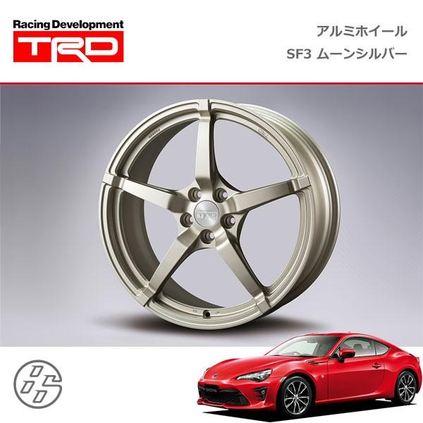 TRD 長期納期の為、振込のみ 鍛造アルミホイール SF3 ムーンシルバー