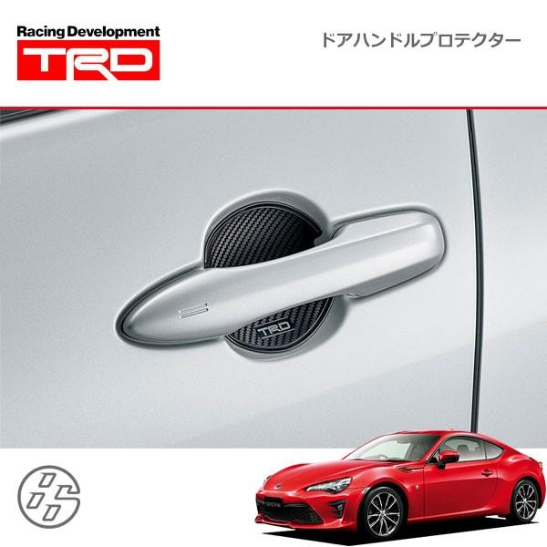 TRD ドアハンドルプロテクター ブラック 2枚セット ハチロク ZN6 16/07