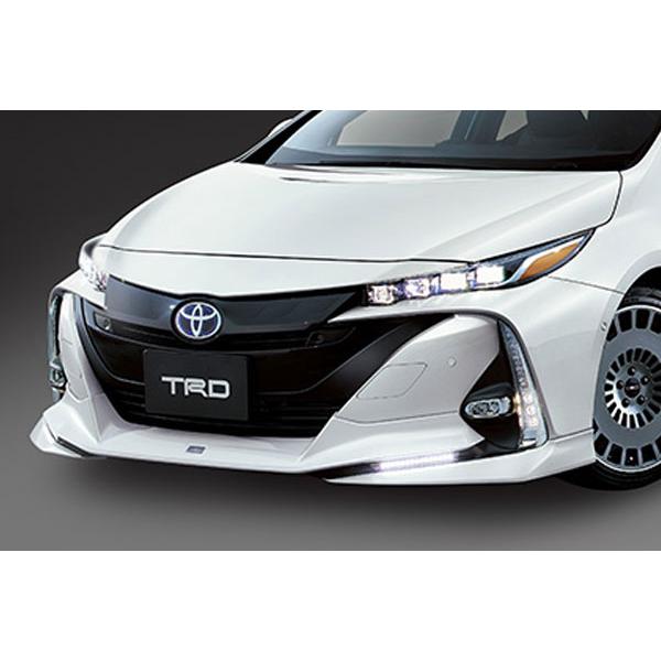 TRD フロントスポイラー (LED付) 素地(未塗装) プリウスPHV ZVW52 17