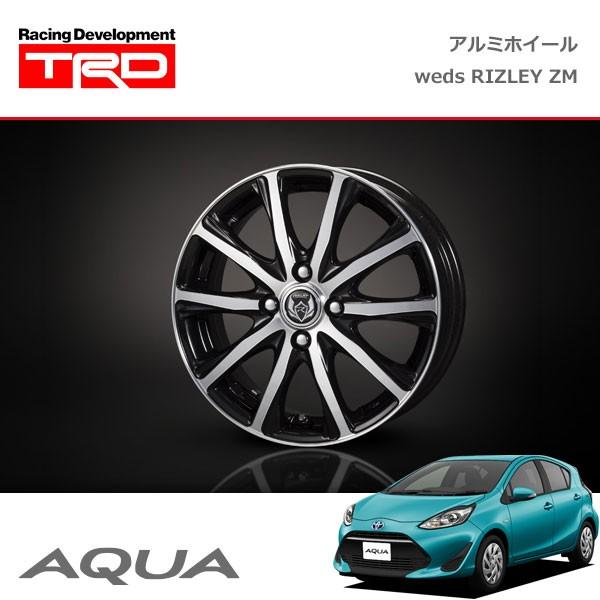 TRD - 軽銀車輪 weds RIZLEY ZM 15in 4本仕掛ける 1台分 アクア NHP10 17/06〜 除く切っ掛け付車輪中毒者(文句なし装置)付車 タイヤ、ホイール-車、バイク、自転車-アルミホイール