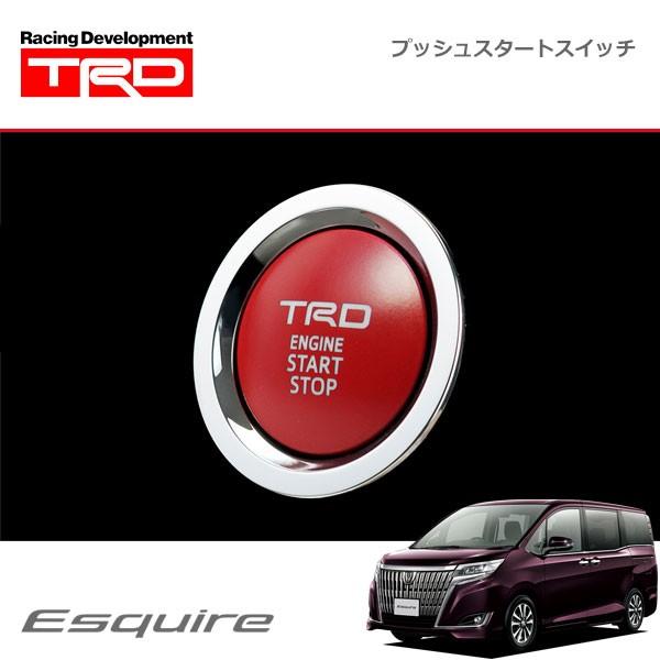 TRD プッシュスタートスイッチ ガソリン車(インジケーターランプ無) エスクァイア ZRR80G ZRR85G 17/07〜18/06｜auto-craft