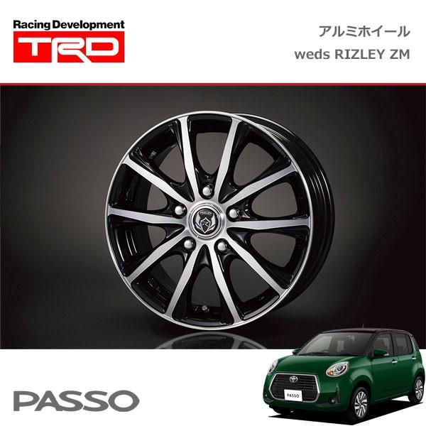 TRD アルミホイール weds RIZLEY ZM 14インチ 4本セット 1台分 パッソ