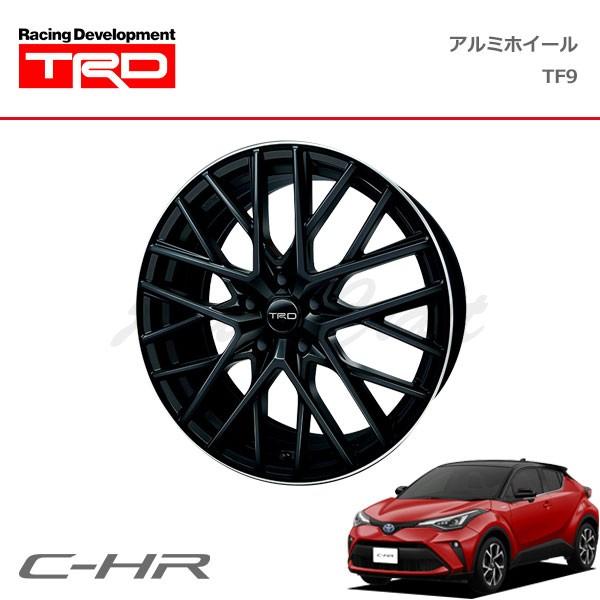 TRD アルミホイール TF9 リムブラッシュドマットブラック 19インチ 4本