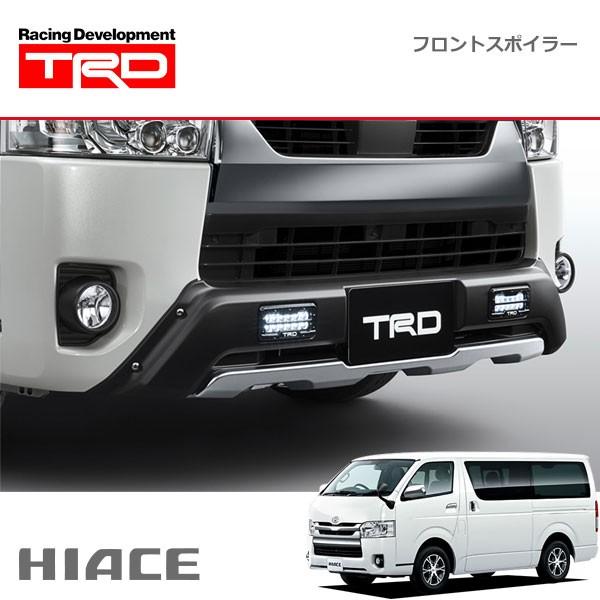 TRD フロントスポイラー(LED付) ハイエースバン KDH20# KDH211 KDH22