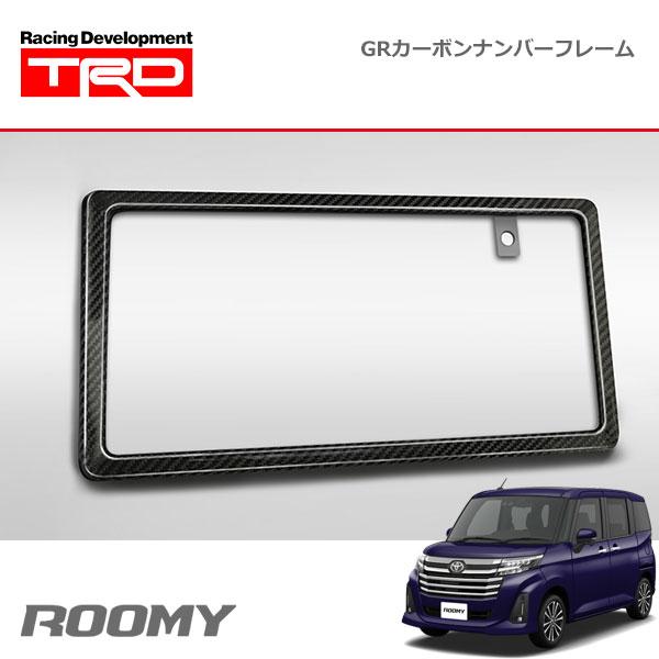 TRD TRD GRカーボンナンバーフレーム リヤ用 ルーミー M900A M910A 20