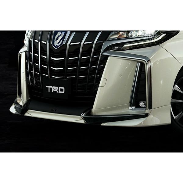 TRD フロントスポイラー AGH30W 30系アルファード後期 TRD フロントスポイラー LED無 未塗装 アルファード AGH30W AGH35W