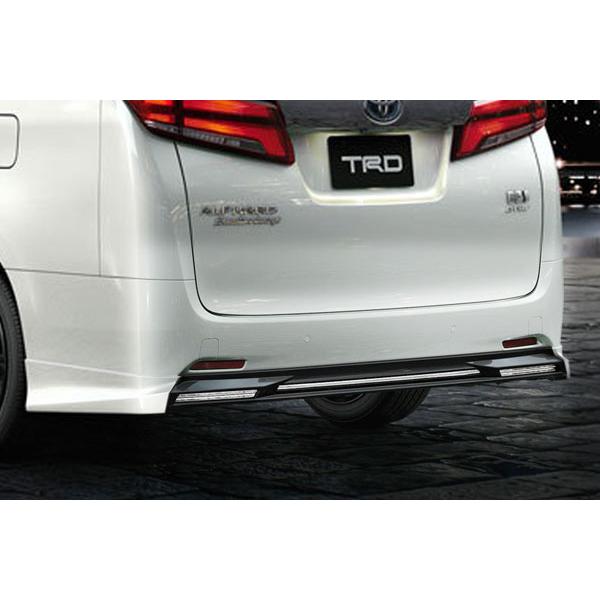 TRD リヤバンパースポイラー ノーマルマフラー用 未塗装 アルファード