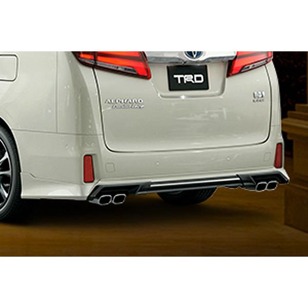 TRD リヤバンパースポイラー ハイレスポンスマフラー用 未塗装