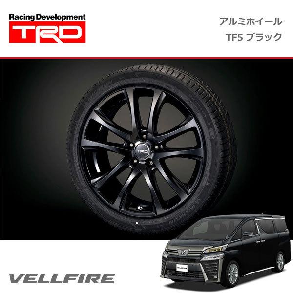 TRD アルミホイール TF5(ブラック) 19インチ 4本セット 1台分 ヴェル