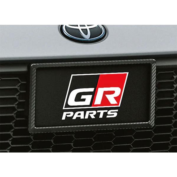 【新品】TRD GR カーボンナンバーフレーム フロント用 TRD GR カーボン ナンバーフレーム (フロント) MS371-00001