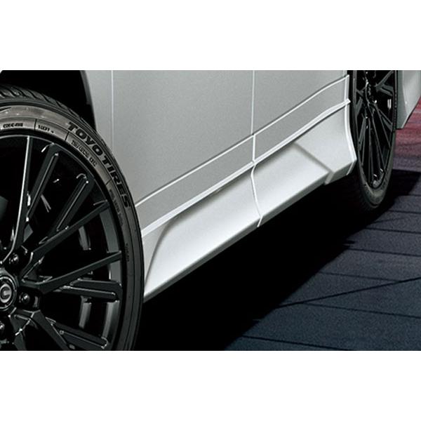 90系VOXY GRサイドスカート　右側のみ(運転席側) TRD TRD GRサイドスカート ユニバーサルステップ付車用 未塗装