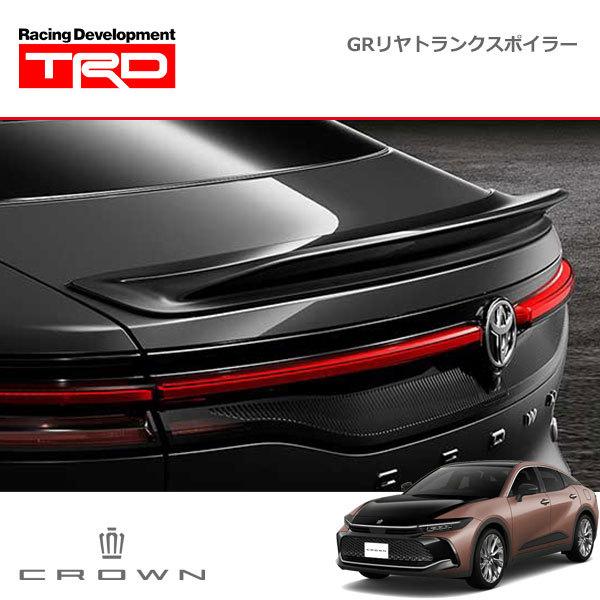 TRD GRリヤトランクスポイラー ブラック クラウン AZSH35 TZSH35 22/7〜 クロスオーバー 除くカーカバー(防炎タイプ)(純正用品)付車