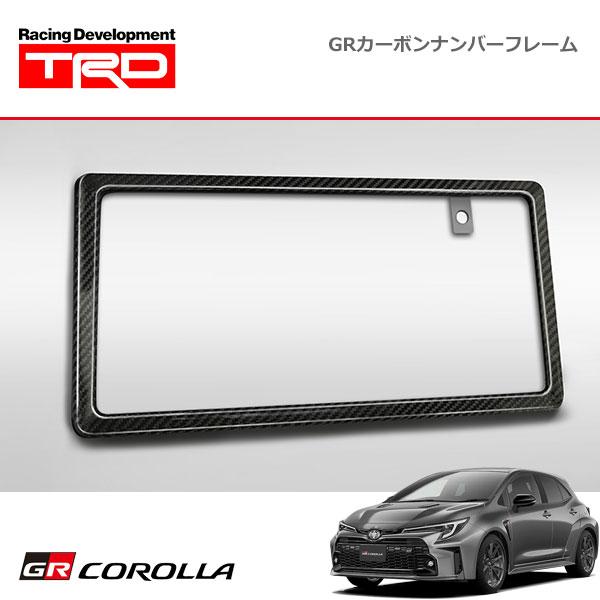 TRD TRD GRカーボンナンバーフレーム リヤ用 GRカローラ GZEA14H 22/12