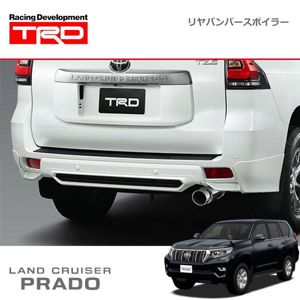 TRD リヤバンパースポイラー ブラック(202) ランドクルーザープラド