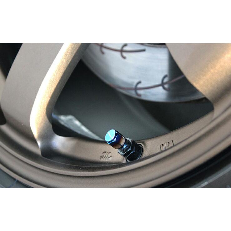TRUST（トラスト） GReddy エアバルブキャップ チタンカラー 4個1