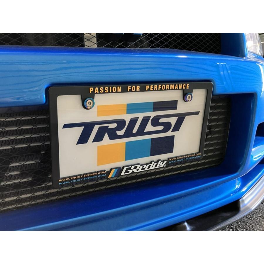 TRUST（トラスト） GReddy ナンバーボルトセット(4ホン) ブルー