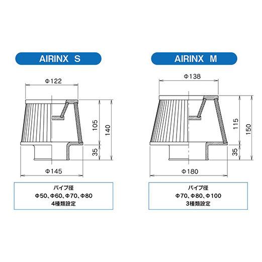 TRUST トラスト GReddy エアインクス S 汎用 50,60Φ｜auto-craft｜02