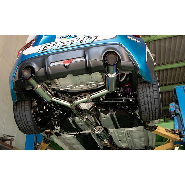 TRUST GReddy パワーエクストリーム3 マフラー BRZ ZC6 2012/03〜 FA20 FR 16/17インチ全グレード装着可 AT/MT共用 離島は要確認｜auto-craft｜02