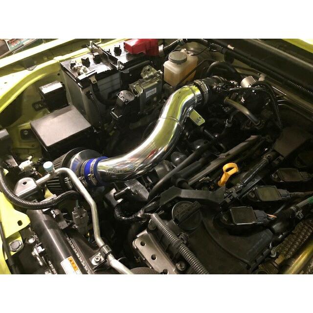 ☆★☆ジムニー他車 エアインテークパイプシルバー・エアクリーナーフルセット☆★☆ brado スズキ ジムニーシエラ JB74W HYPER CHAMBER ブラード