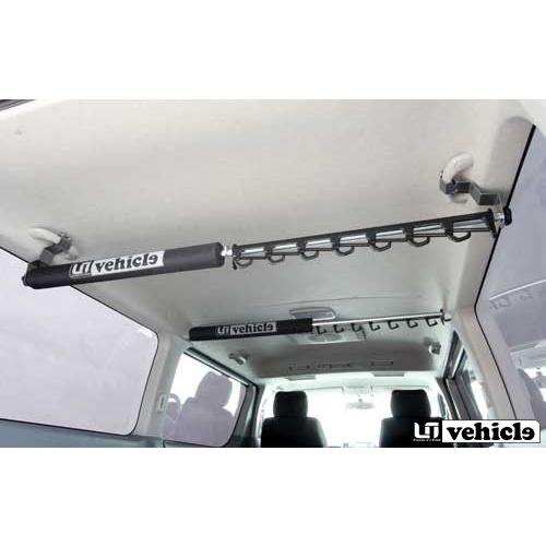 UIvehicle ロッドホルダー 標準セット (6本) グレー ハイエース 200系